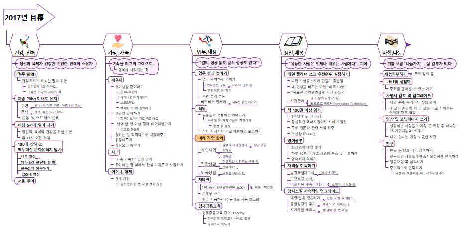 2017년 새해목표세우기 이미지
