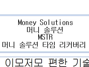 머니 솔루션